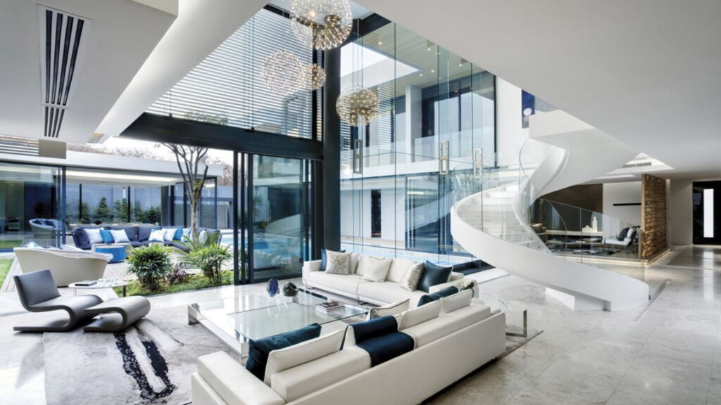 luxurious living room interiors